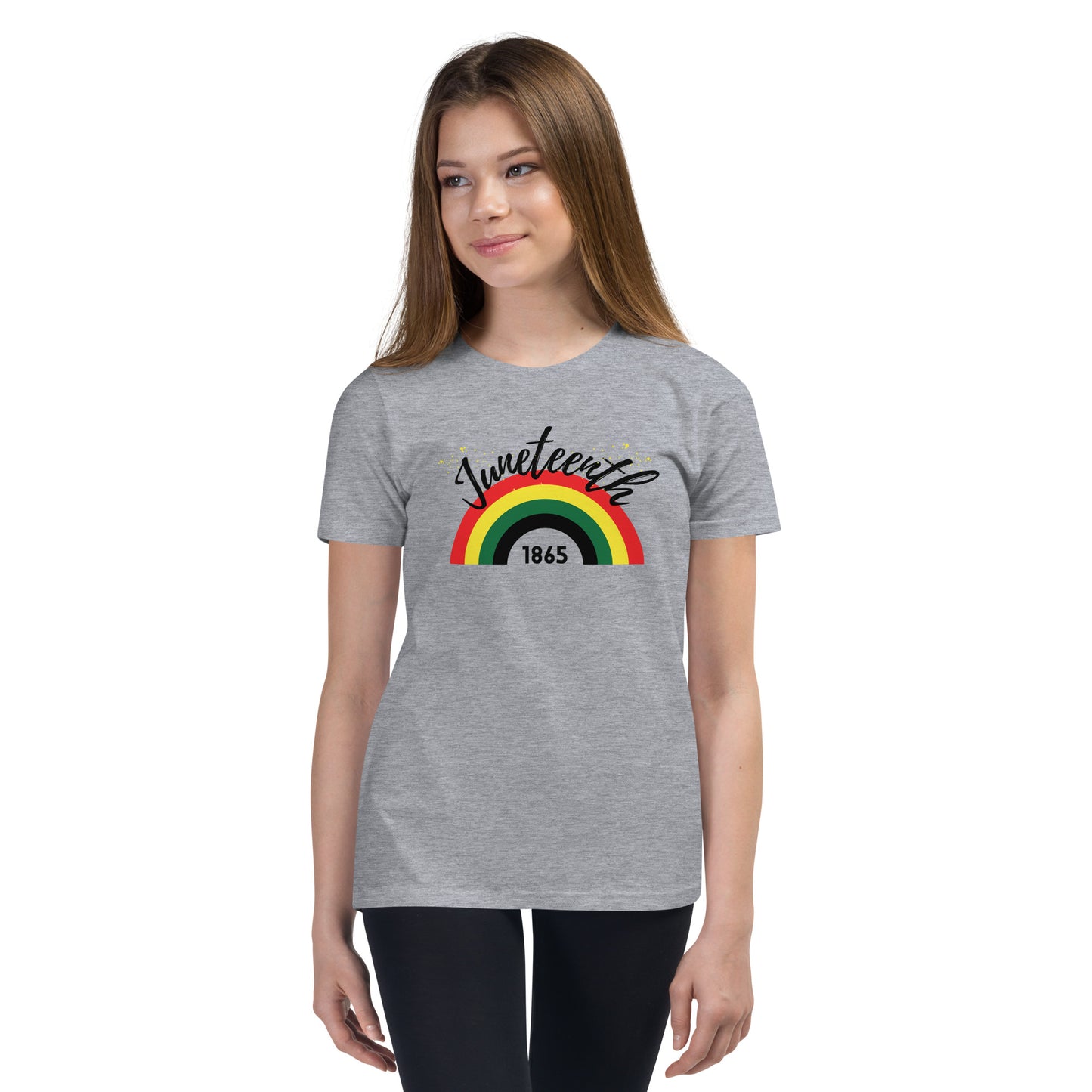 Juneteenth Rainbow 1865 Youth T-shirt