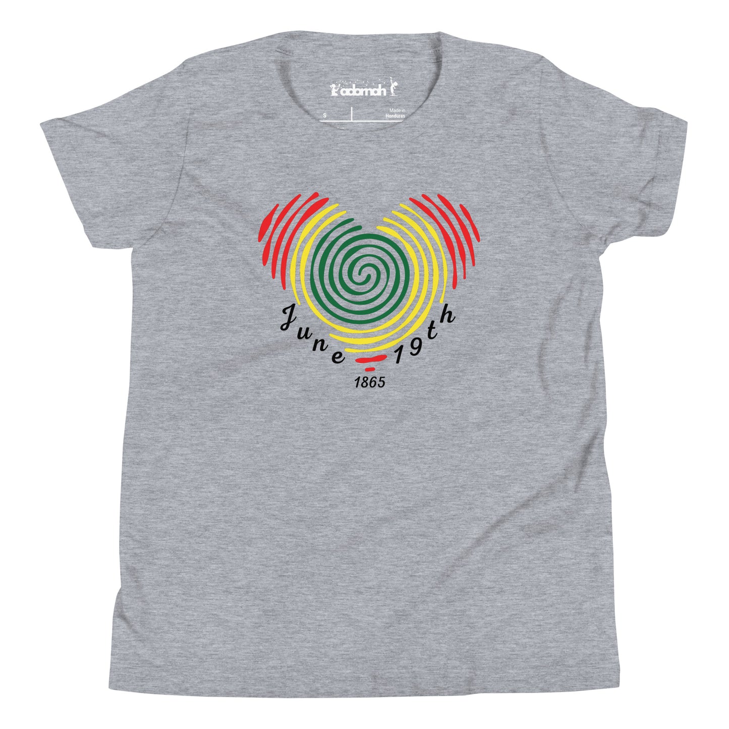 Juneteenth Fingerprint Youth T-shirt