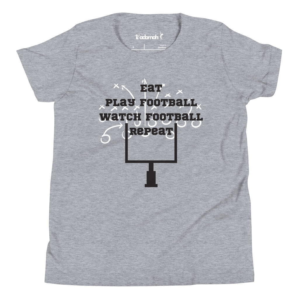 ALL Football All day Youth Thanksgiving Day T-shirt
