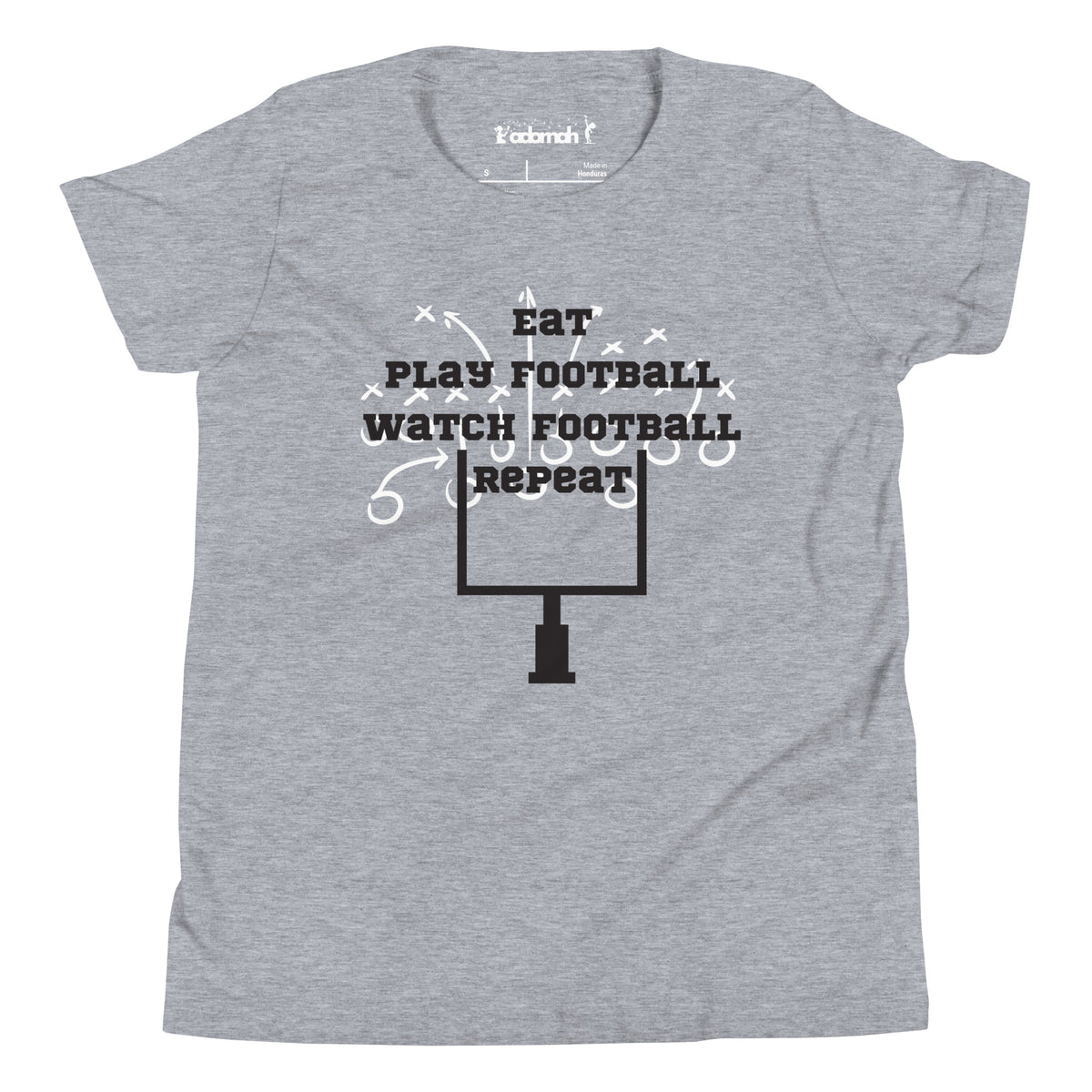 ALL Football All day Youth Thanksgiving Day T-shirt