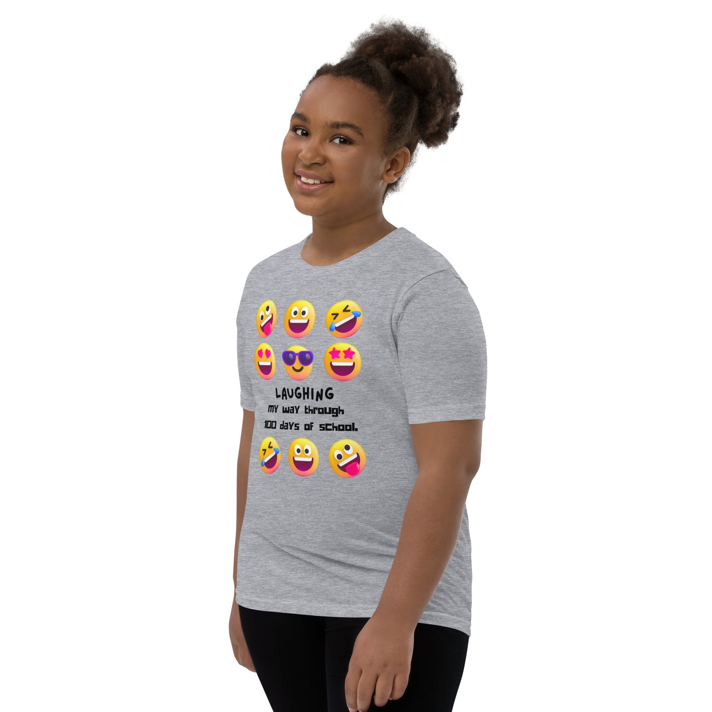 Laughing through 100 Days Youth T-shirt