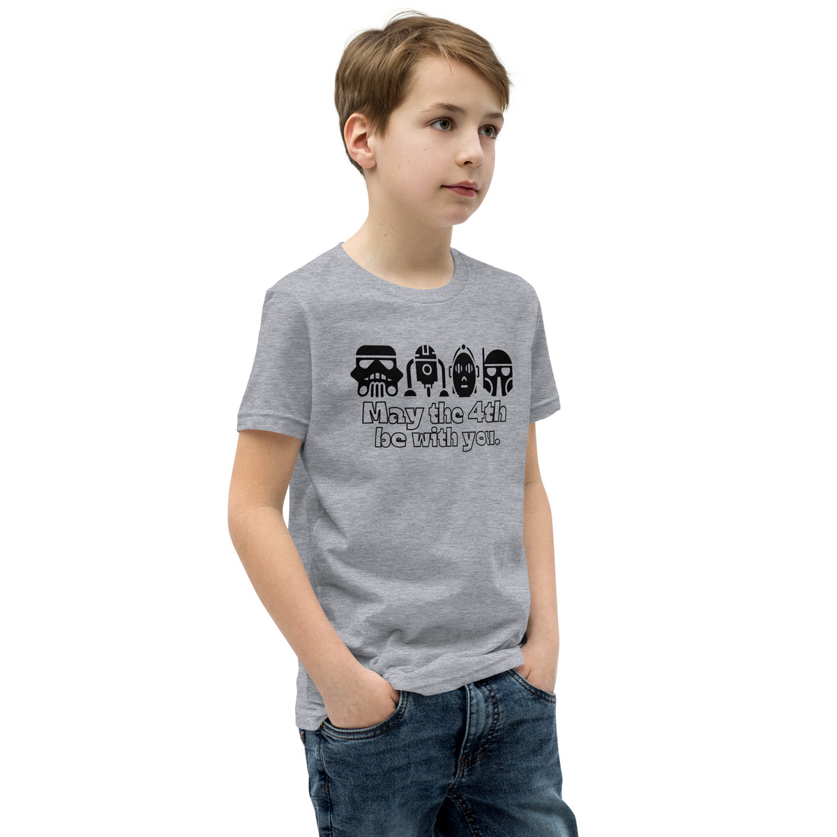 Storm Trooper May the 4th Be With You Youth - Star Wars T-shirt