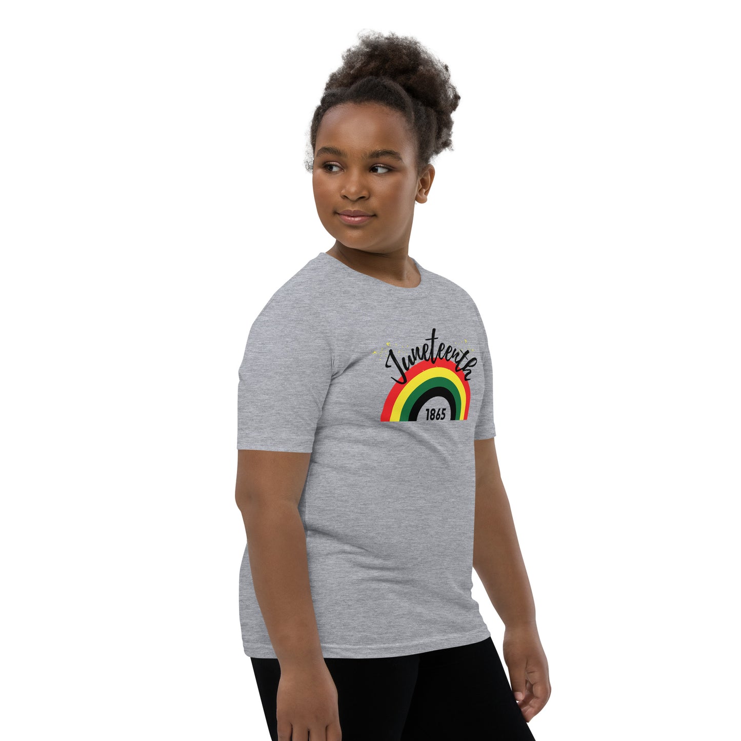 Juneteenth Rainbow 1865 Youth T-shirt