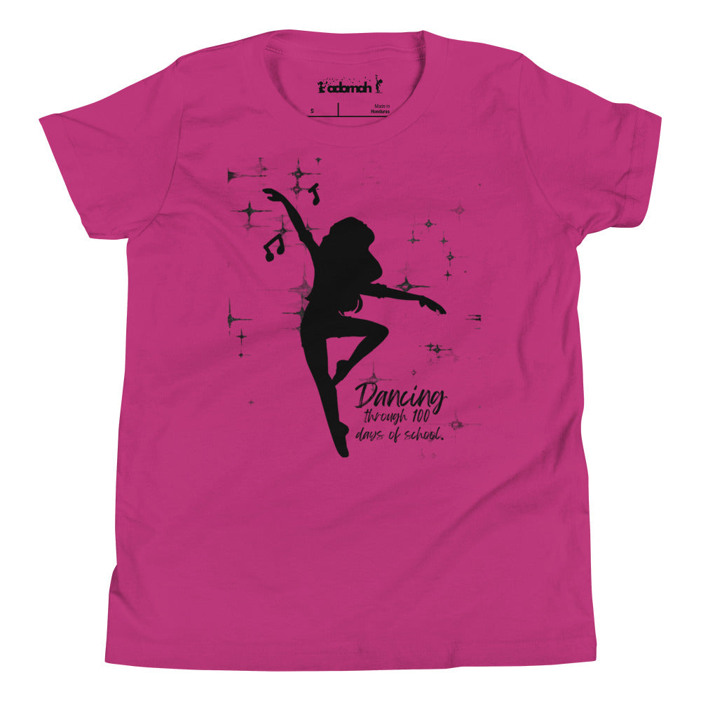 Dancing through 100 days Youth Short Sleeve T-Shirt