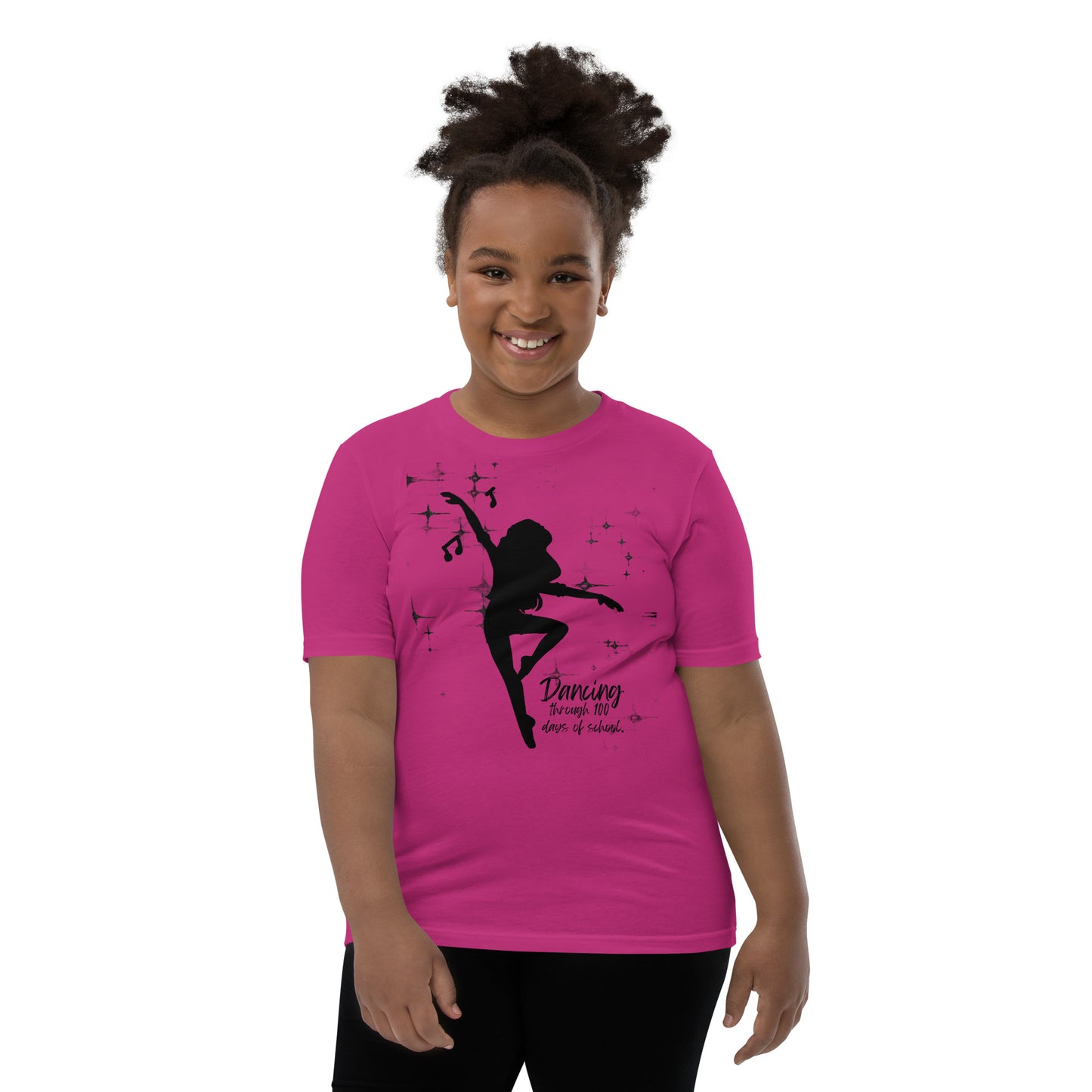 Dancing through 100 days Youth Short Sleeve T-Shirt