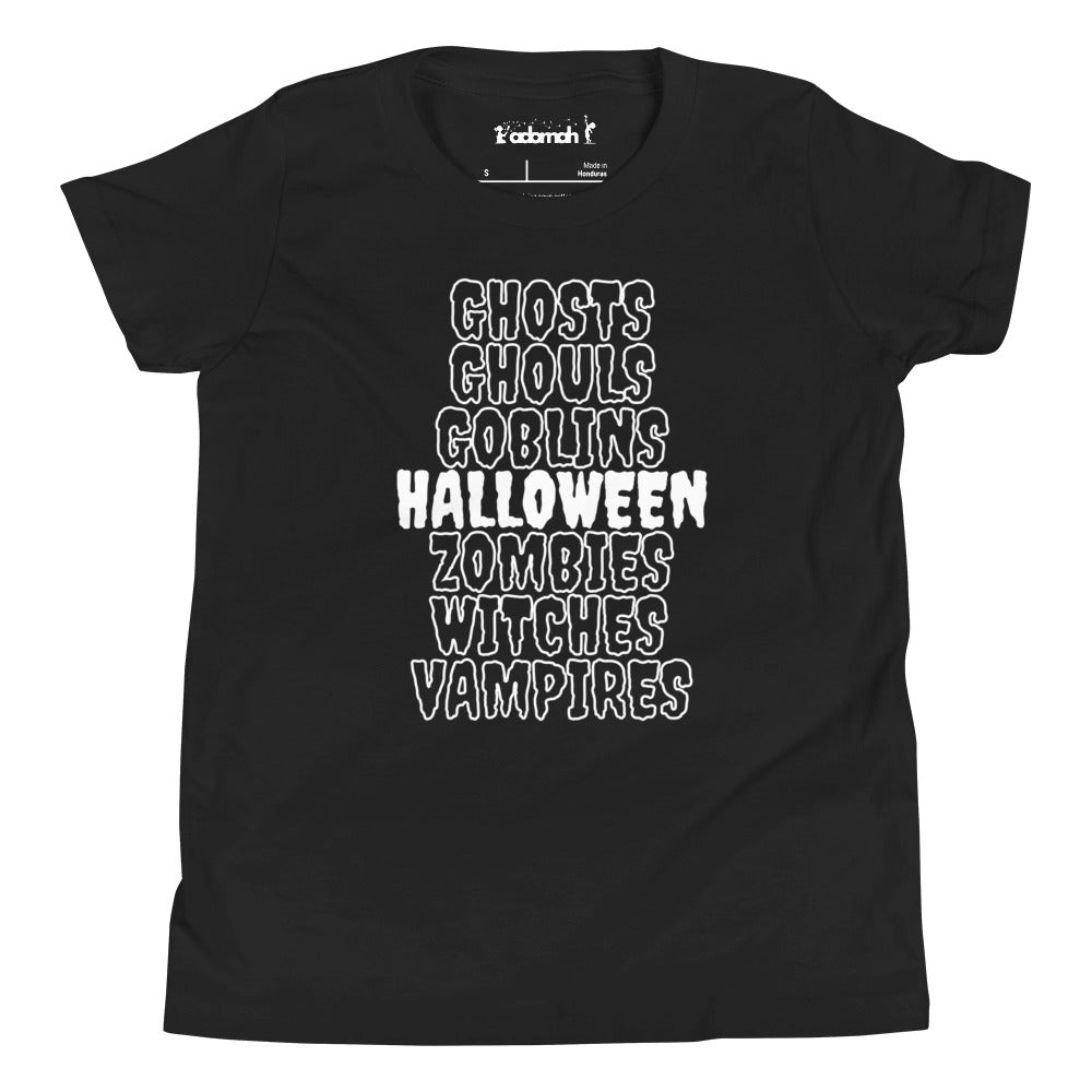 Ghouls, Ghosts & Goblins Youth Halloween T-Shirt