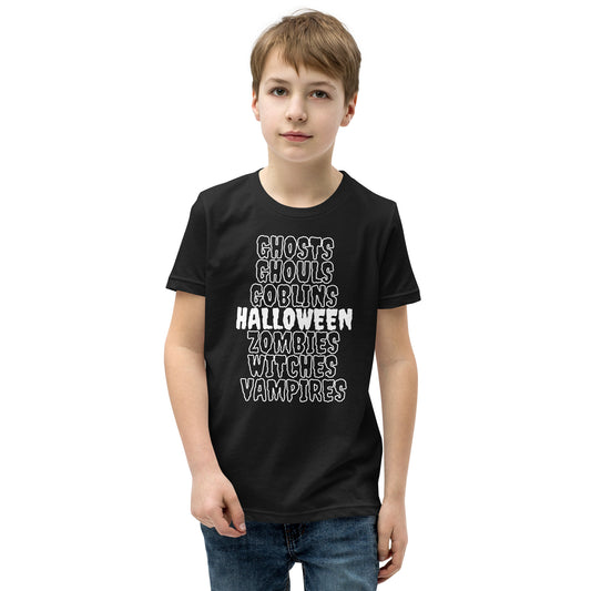 Ghouls, Ghosts & Goblins Youth Halloween T-Shirt