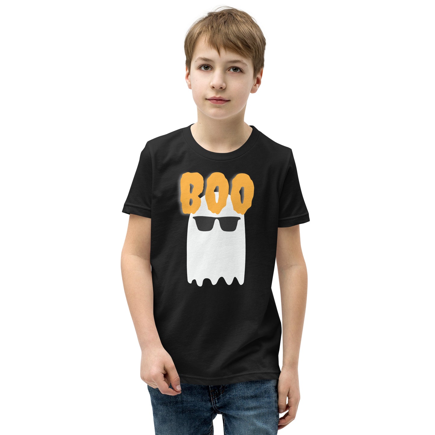 Cool ghost Youth Halloween T-Shirt