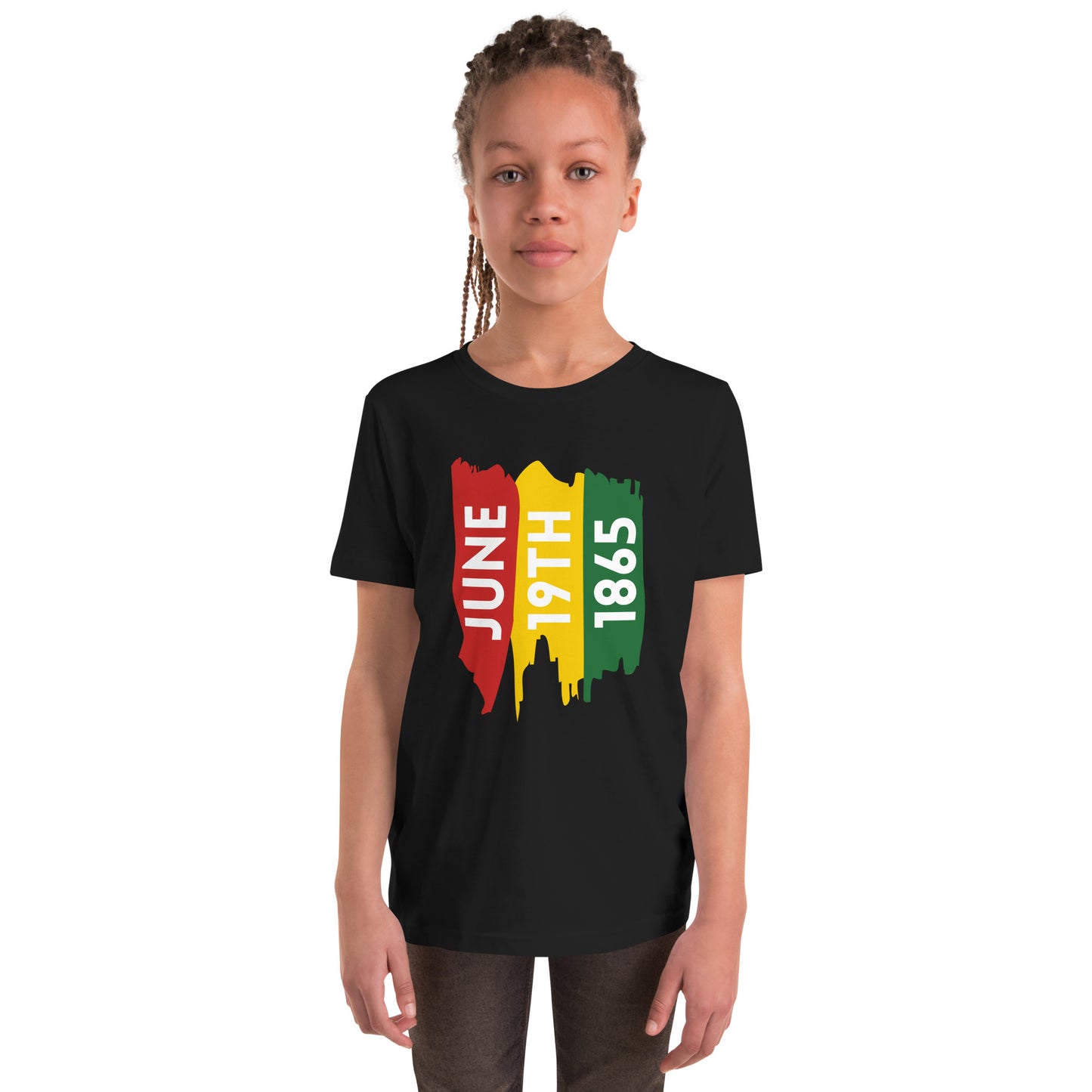 June 19th 1865 Flag Youth Juneteenth T-shirt