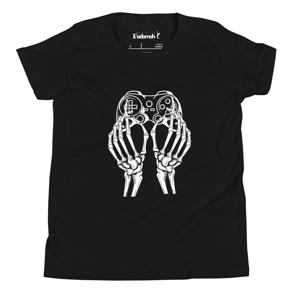 Skeleton Gamer Youth Halloween T-Shirt