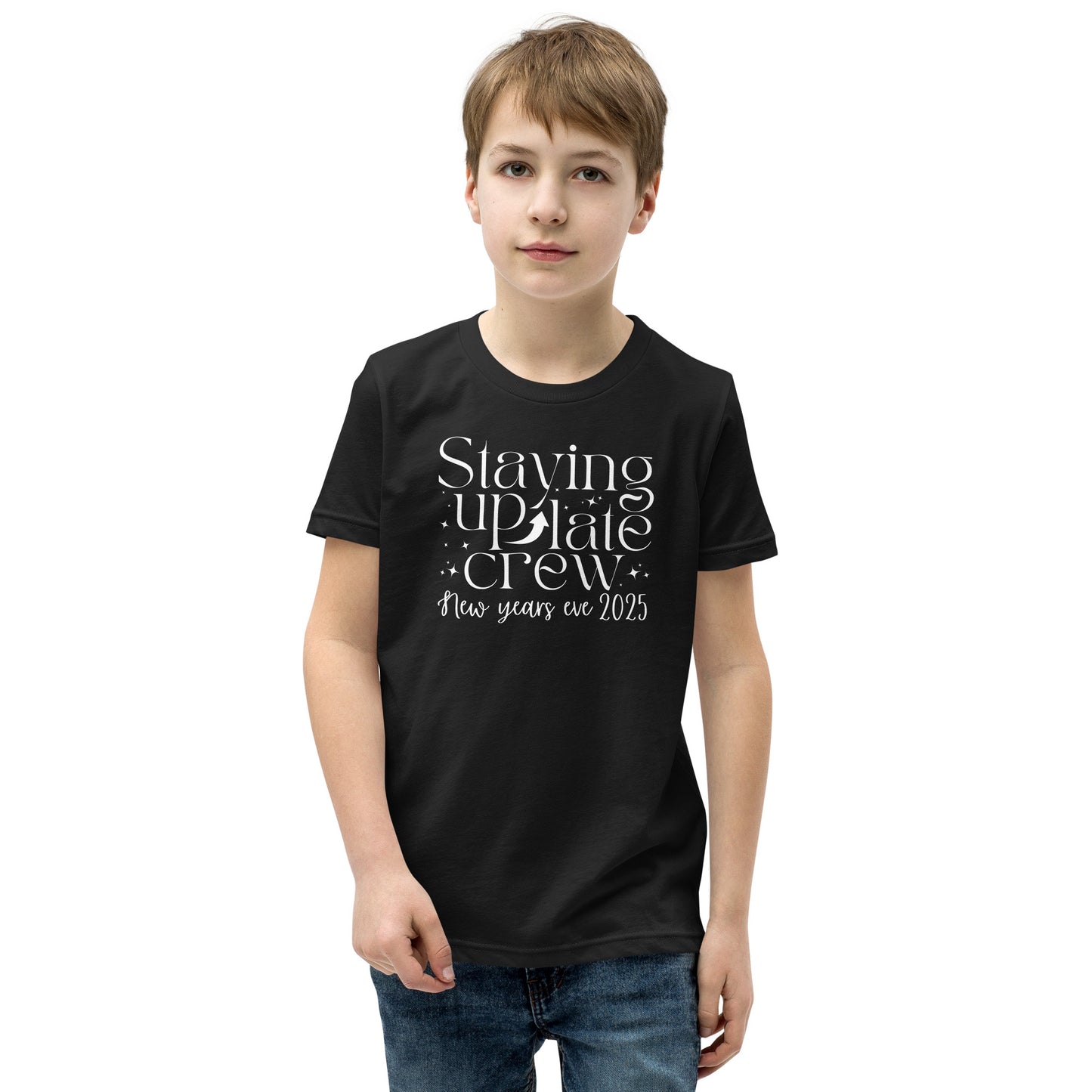 Staying up late crew Youth New Year T-shirt