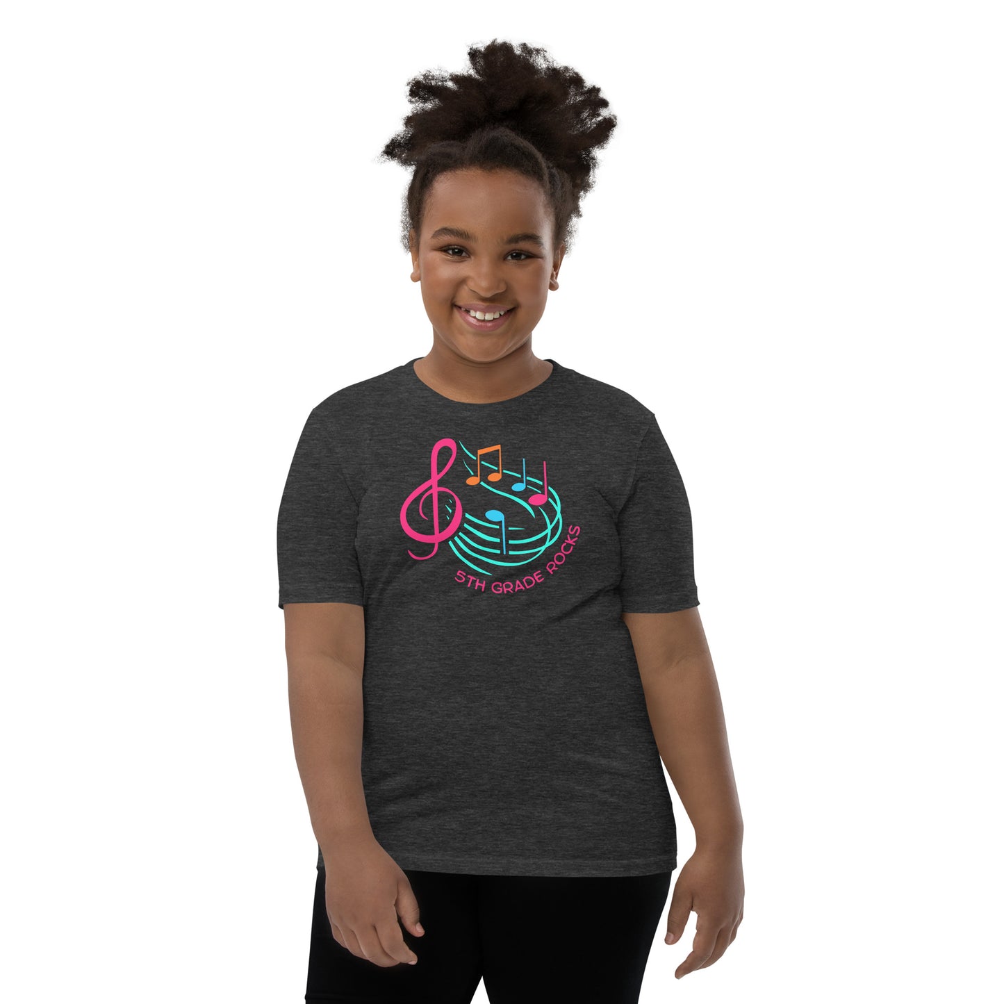 5th grade rocks Youth Back to school T-Shirt