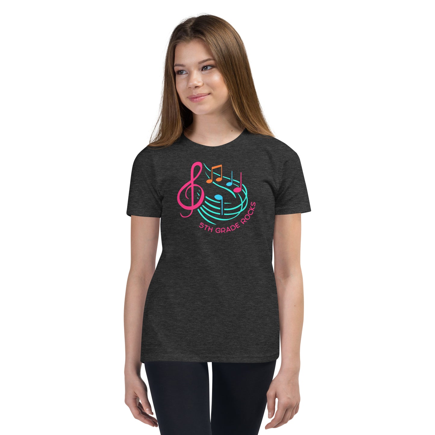 5th grade rocks Youth Back to school T-Shirt