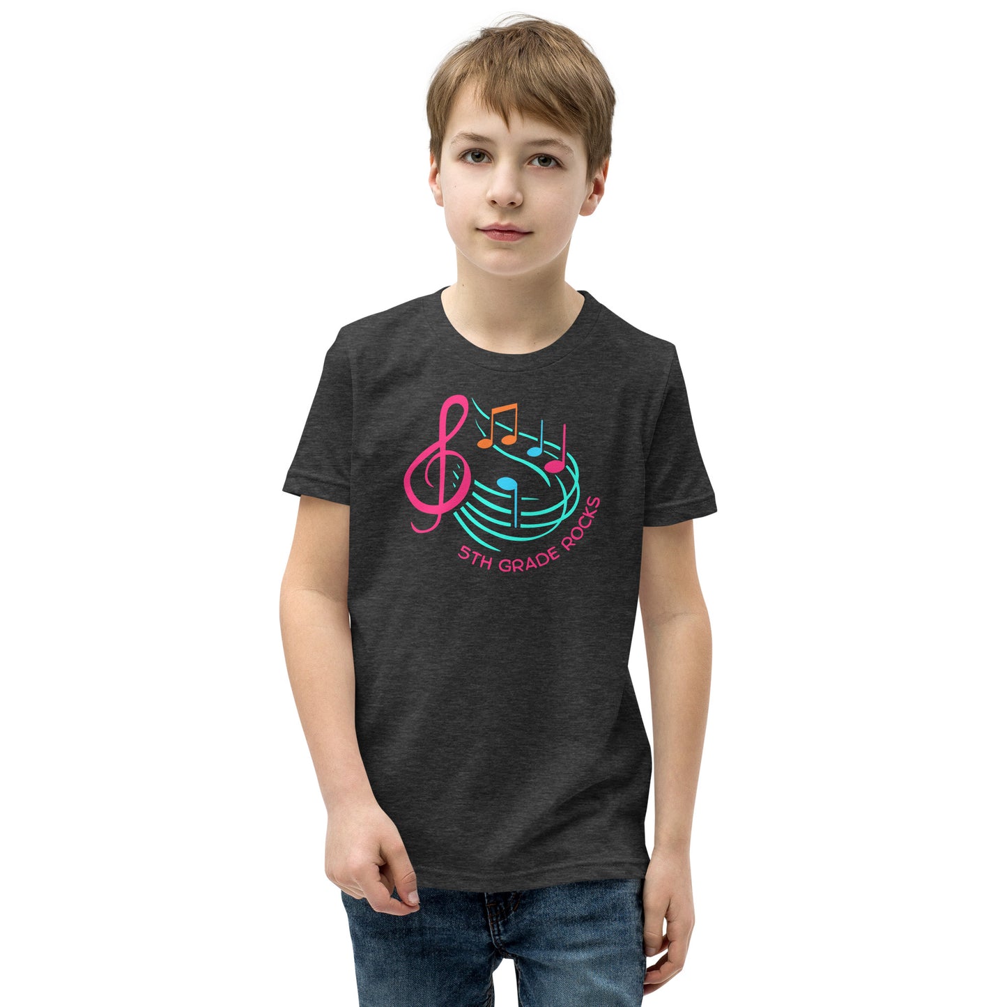 5th grade rocks Youth Back to school T-Shirt