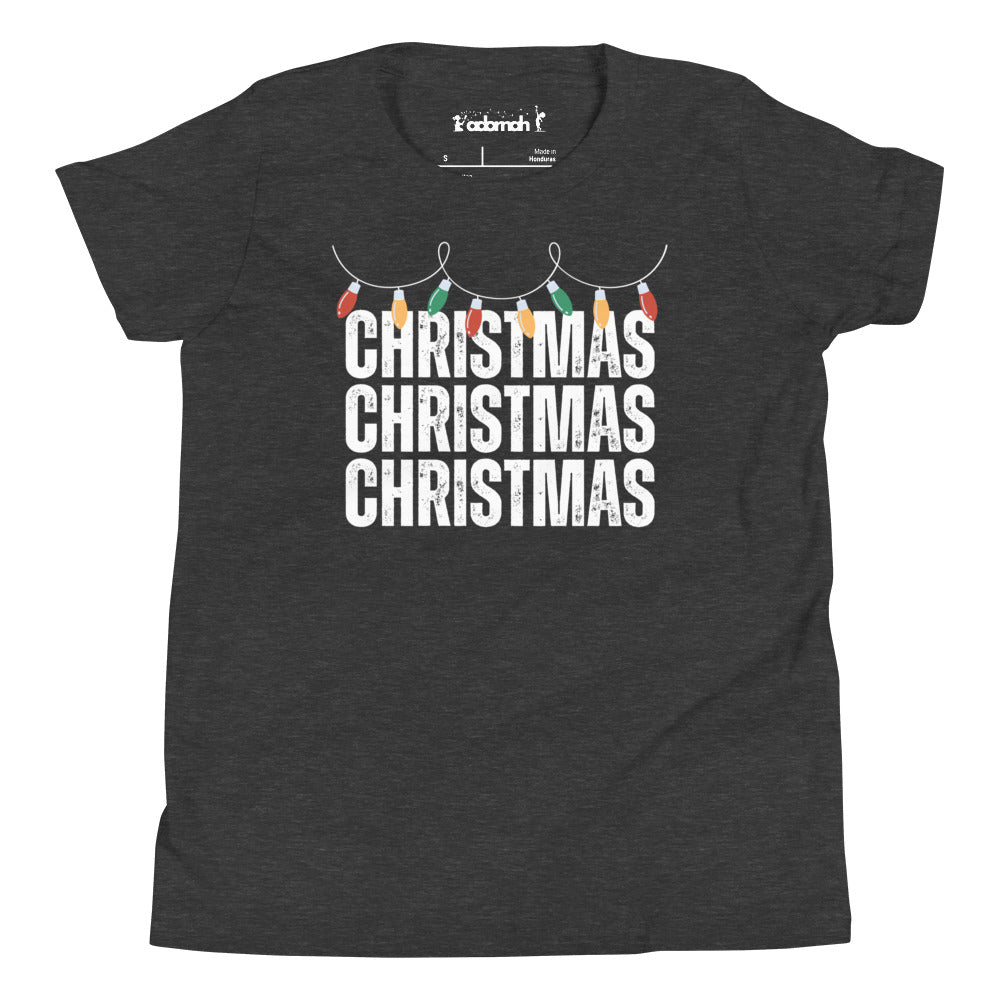 Christmas Lights - Youth Holiday T-Shirt