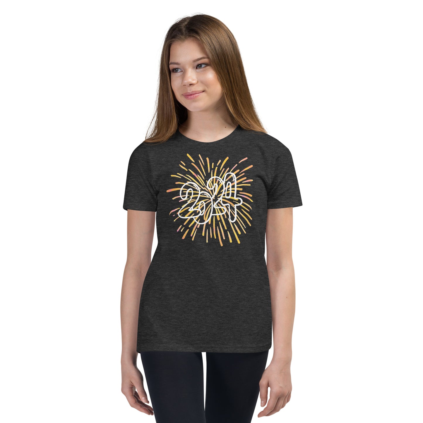 2024 Fireworks Youth New Year T-Shirt