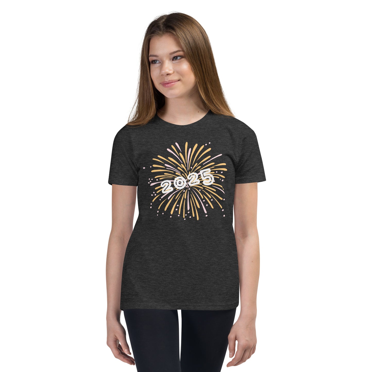 2025 Fireworks Youth New Year T-Shirt