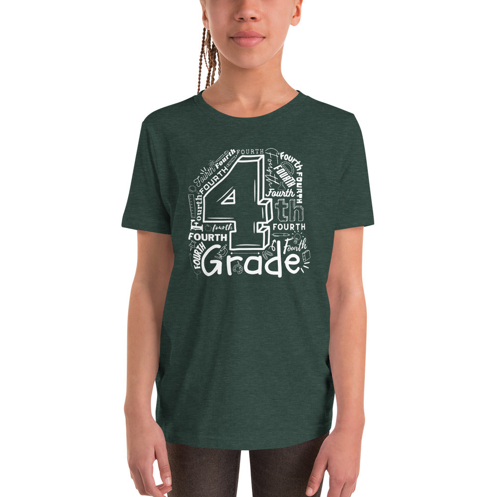 4th Grade Youth Back to school T-Shirt