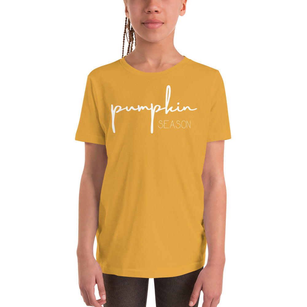 Pumpkin season Youth Thanksgiving T-Shirt