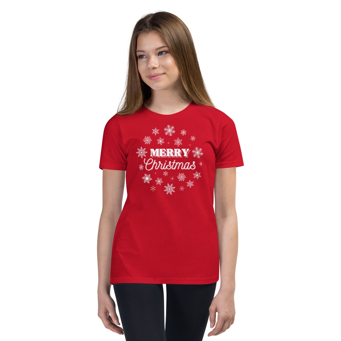 Merry Christmas Youth Holiday T-Shirt