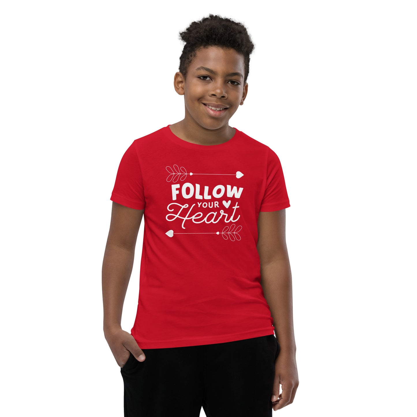 Follow Your Heart Youth Valentine T-Shirt