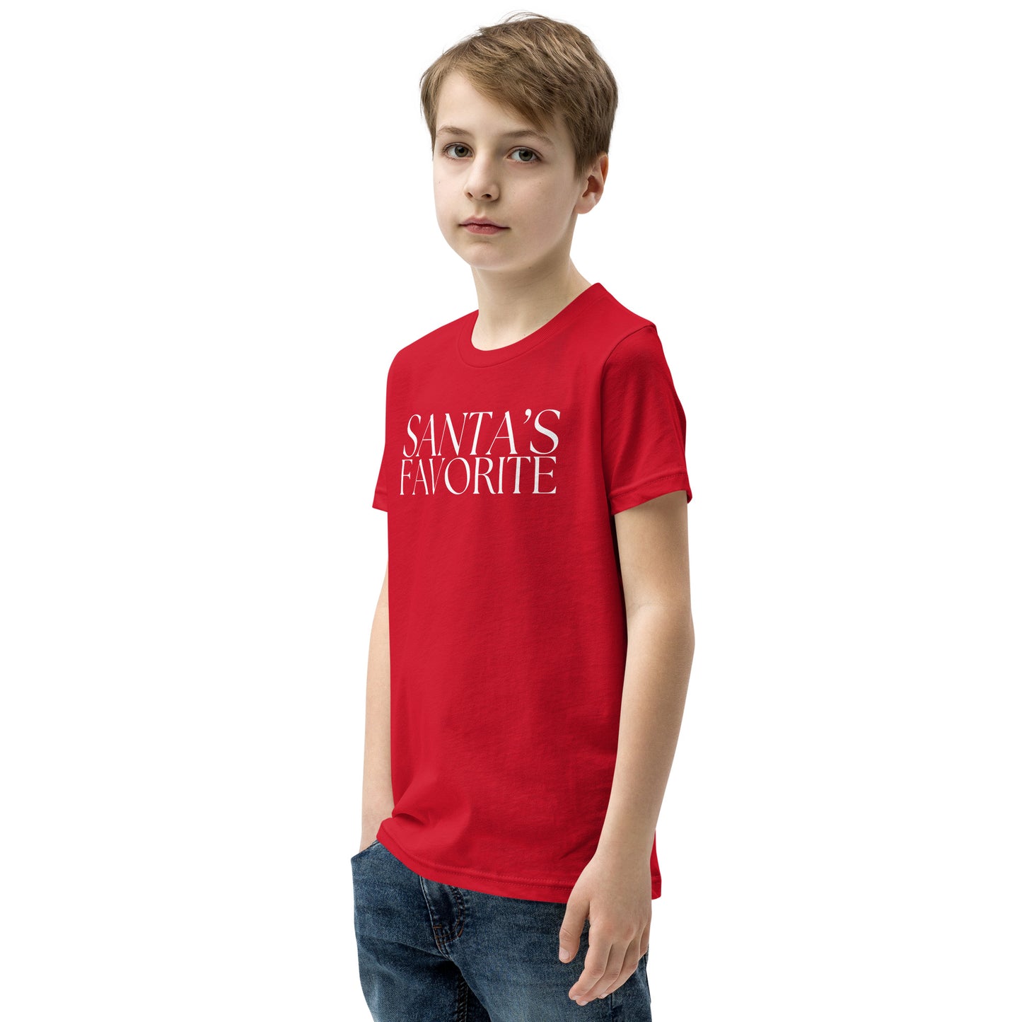 Santa's Favorite Youth Holiday T-shirt