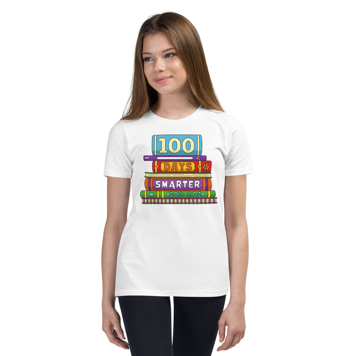 100 days smarter - Youth 100th Day of School T-Shirt