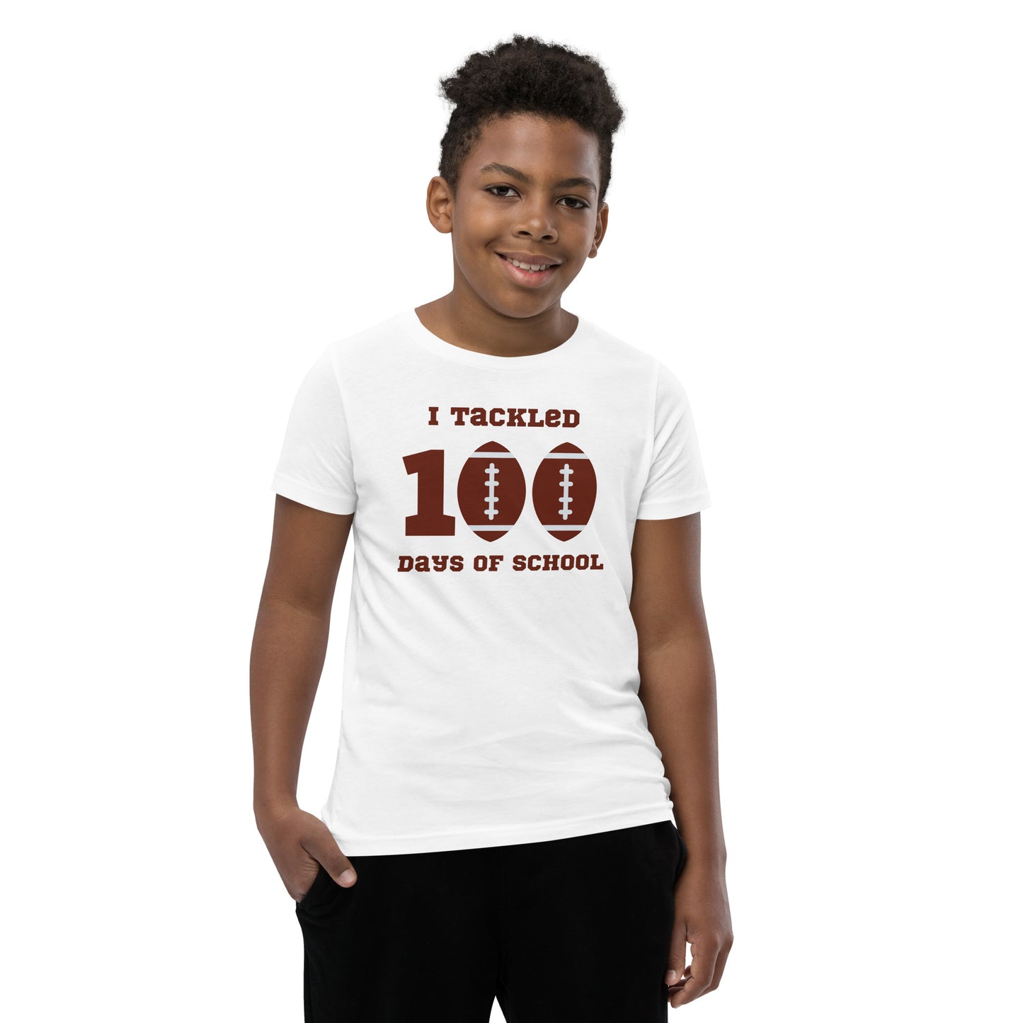 I tackled 100 days of school Youth T-Shirt