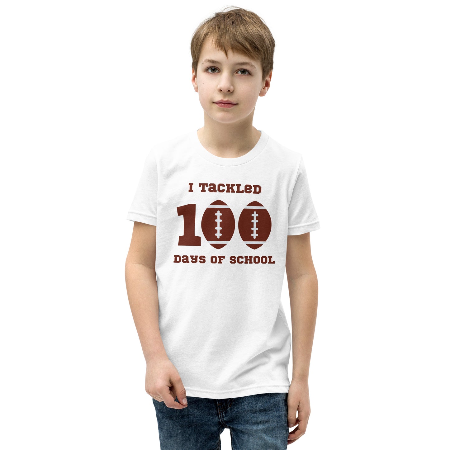 I tackled 100 days of school Youth T-Shirt