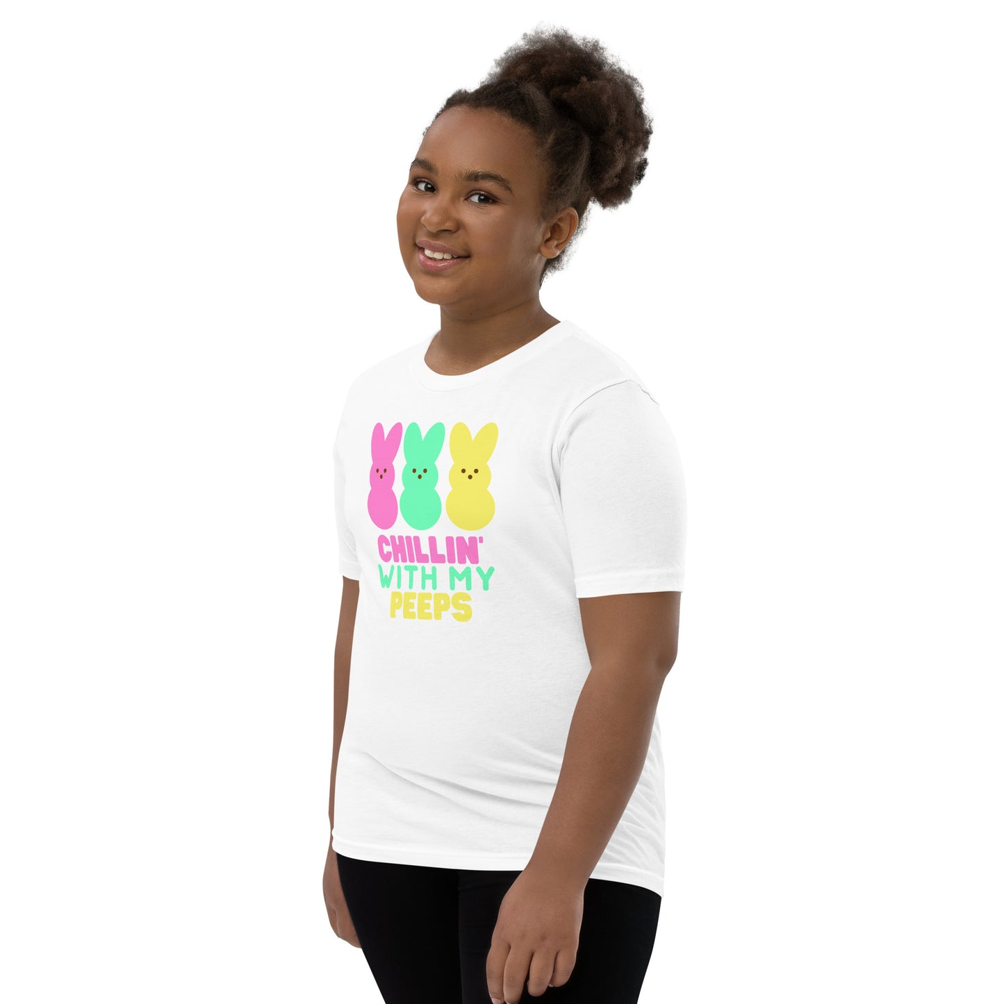 Chillin' With My Peeps Youth Easter T-shirt