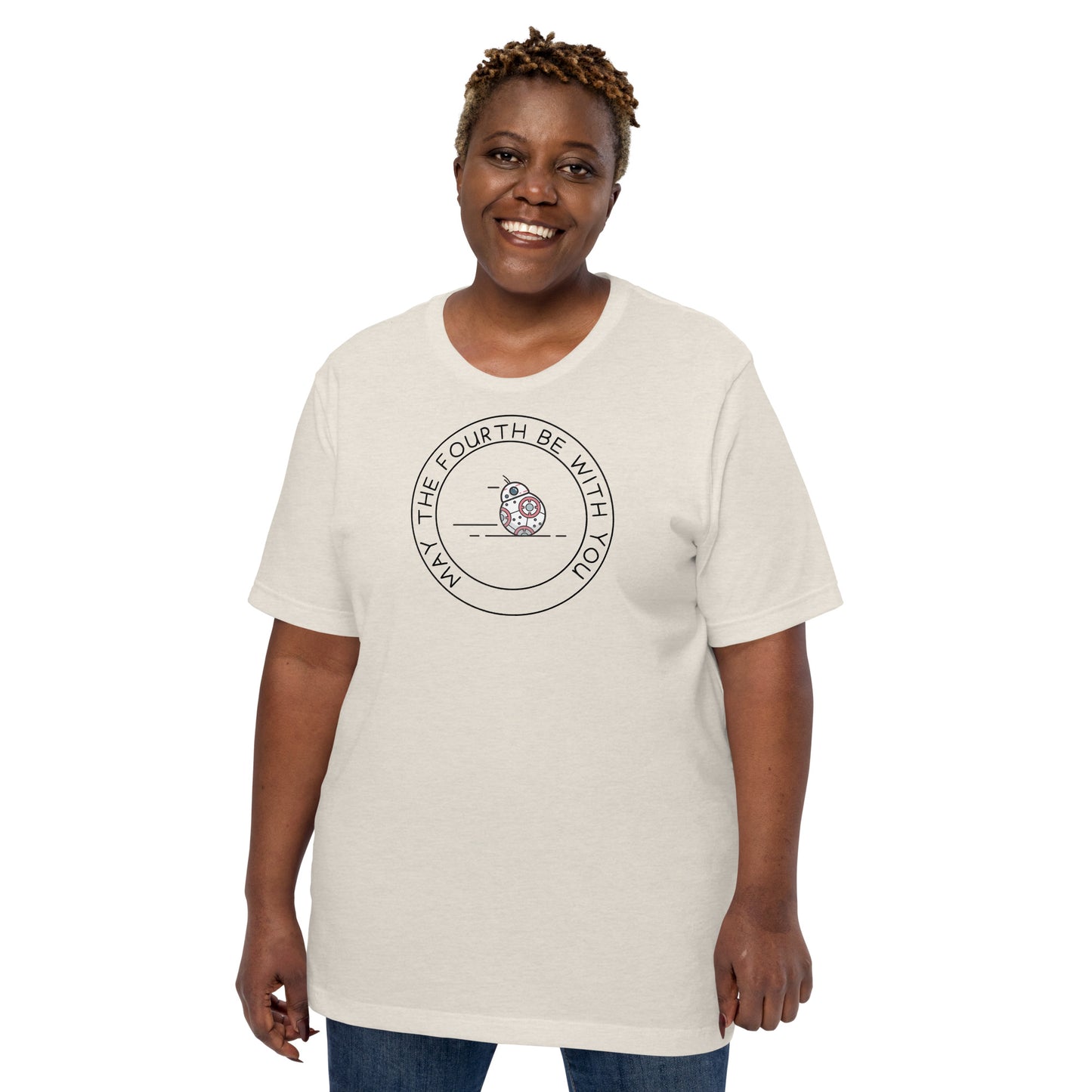 May the fourth be with you BB8 Womens t-shirt